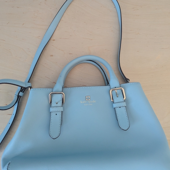 Kate Spade Aqua Blue Satchel - Picture 10 of 16